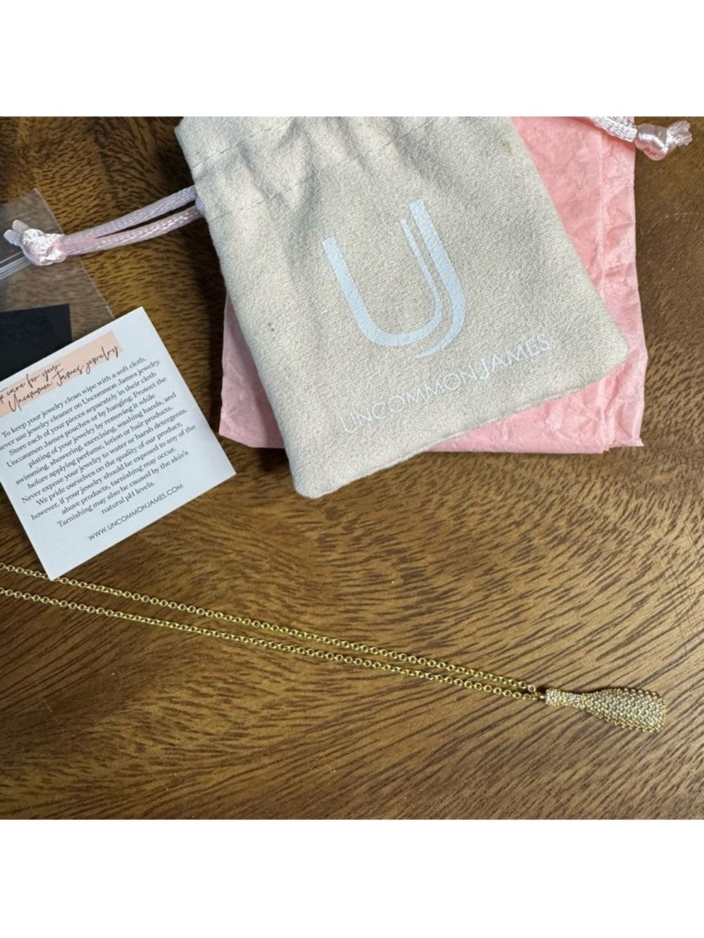 Uncommon James Crystal Bottle Necklace